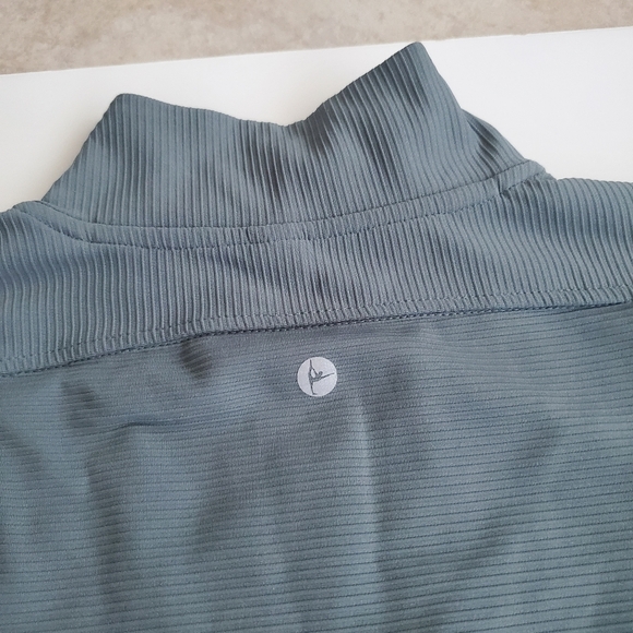 90 Degrees By Reflex 1/4-zip Ribbed Crop Top, Size S - Picture 10 of 13